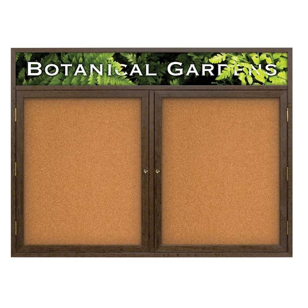 Open Faced Traditional Corkboard, 60x36"